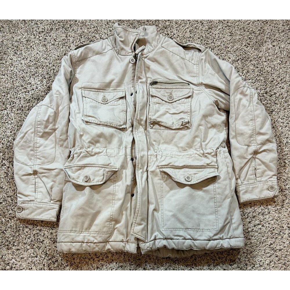 Timberland Vintage Cavas Work Jacket Canvas Men’s XLarge Embroidered Logo 90’s